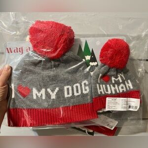 BNWT Wag A Tude dog hat Christmas